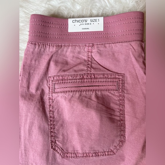 Chico’s poplin crop pants 💗 NWT - Picture 4 of 7
